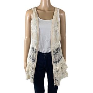 ROCK & ROLL COWGIRL Topper Crochet Lace